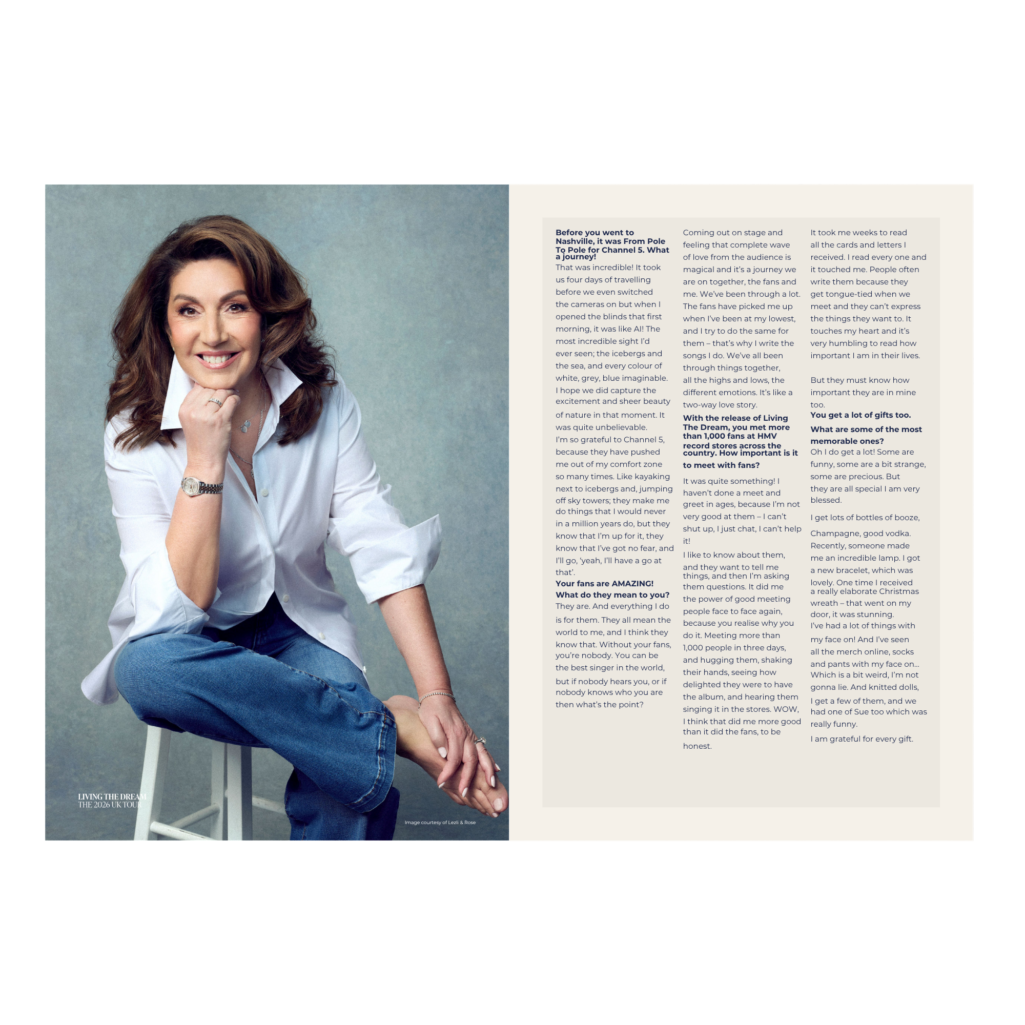 Jane McDonald Tour 2026 Programme