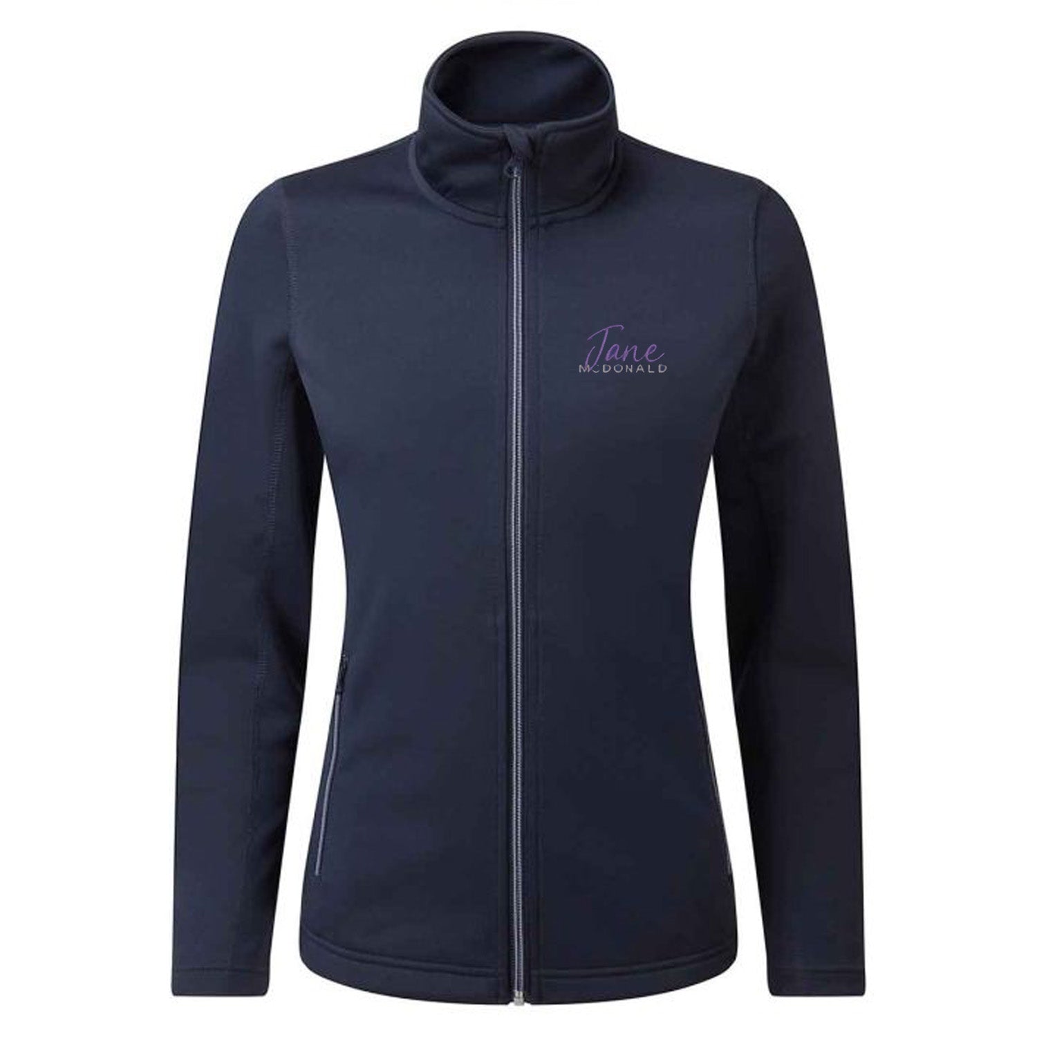 Ladies Navy Full Zip Sweater (PRE-ORDER)